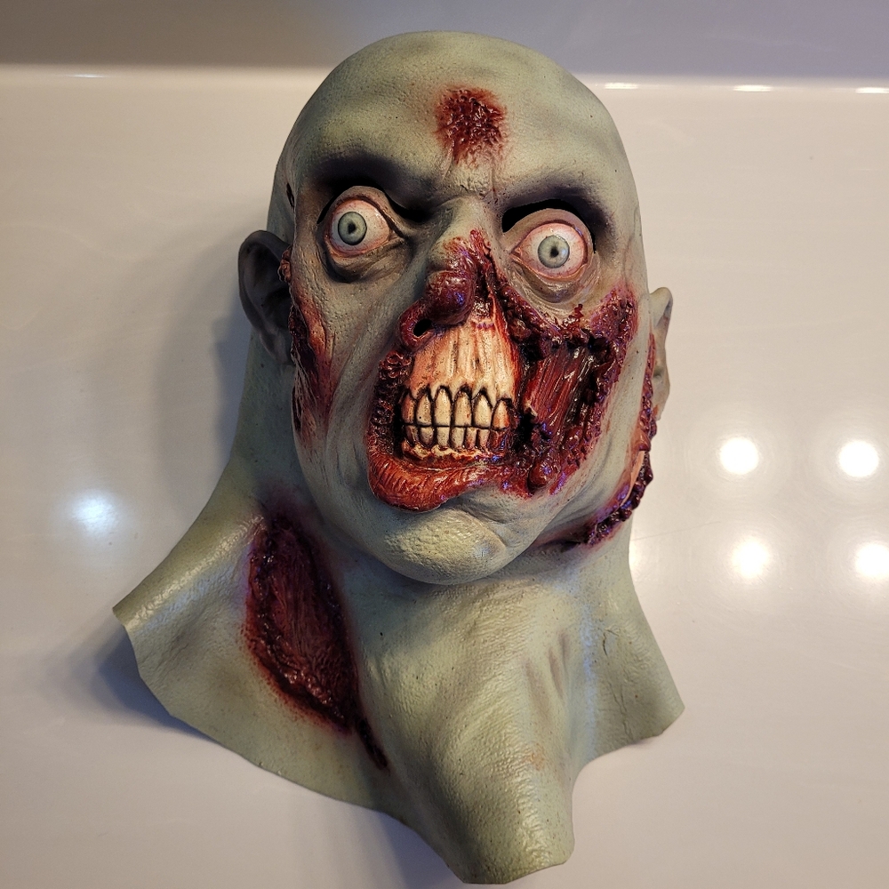 Zombie Mask Nightmare Fuel Latex Horror Halloween Cosplay Costume Adult